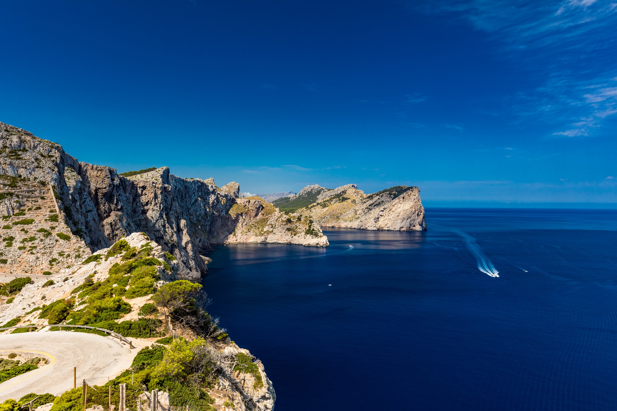 Cape Formentor area, coast of Mallorca, Spain