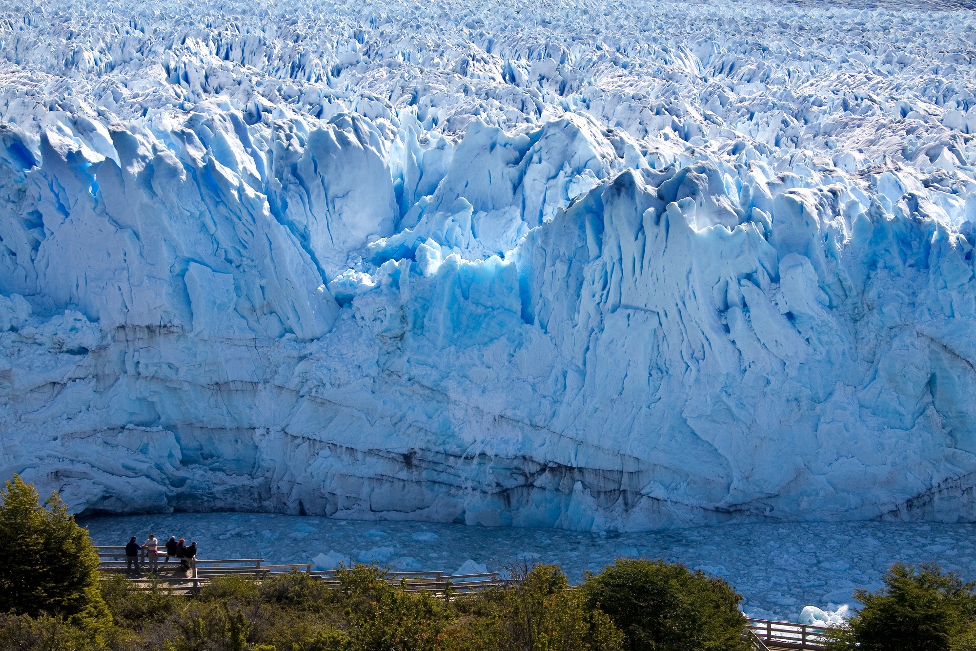 The Perito Moreno Glacier is a glacier located in the Los Glaciares National Park in the southwest
